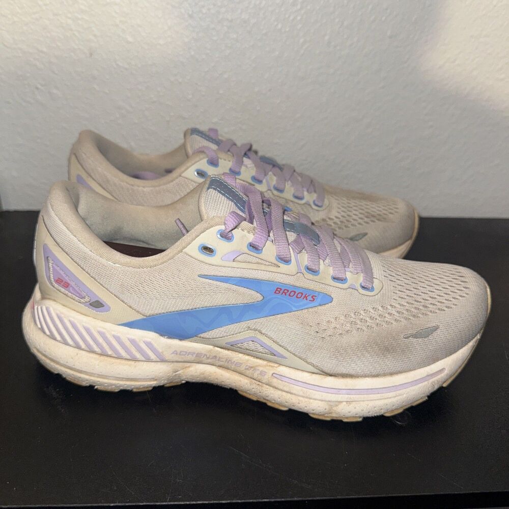 Brooks Adrelanline GTS 23 Running Shoes Women's 7.5 1203811B144 Gray